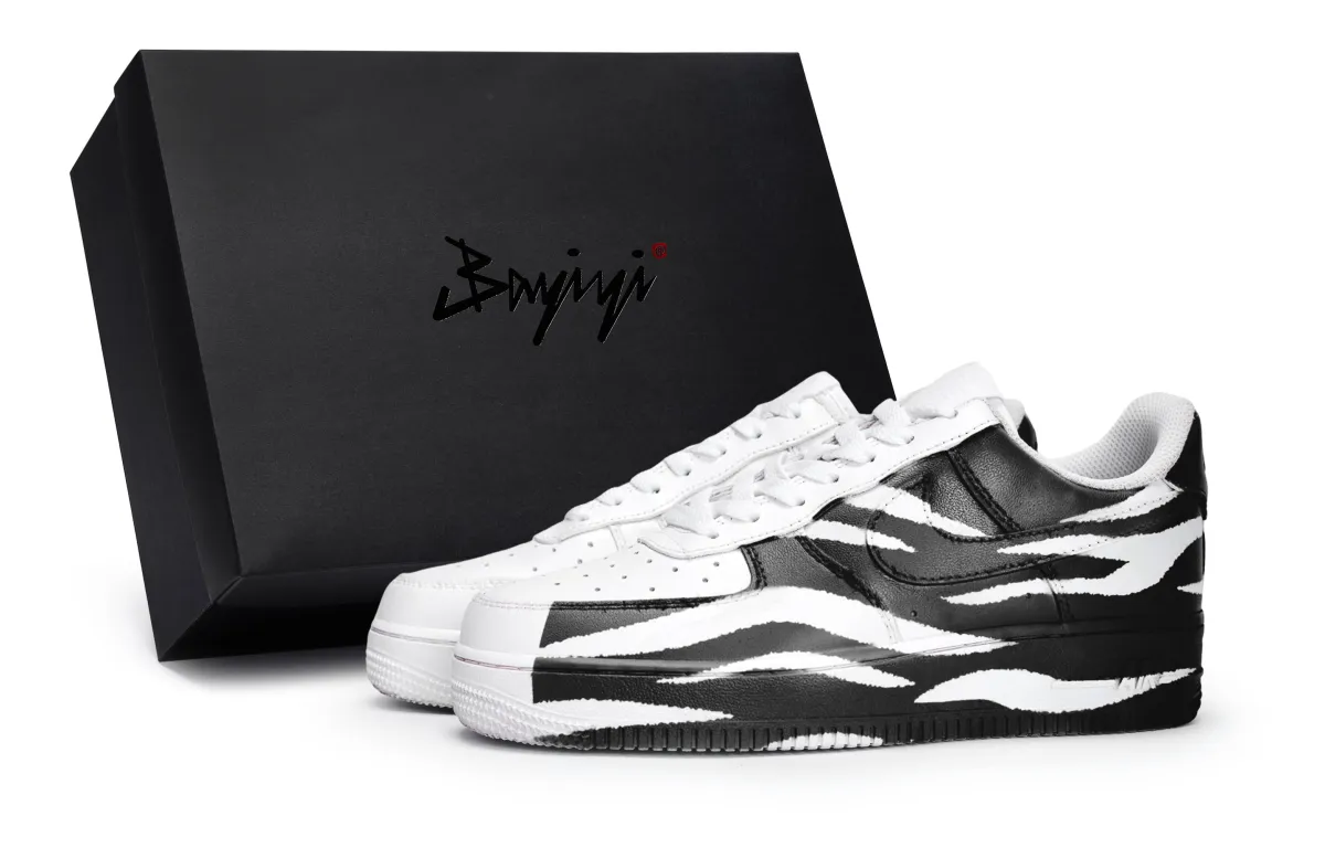 Nike Air Force 1 Cloud Rush Black, Special Shoe Box Included Slip Resistant Abrasion Resistant Low top Skateboard Shoes
