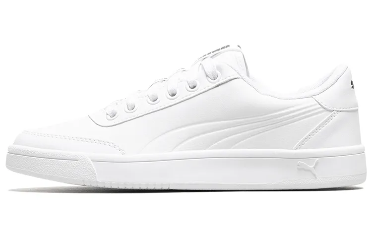 PUMA Court Breaker Bold White Casual Board Shoes 'White Black'