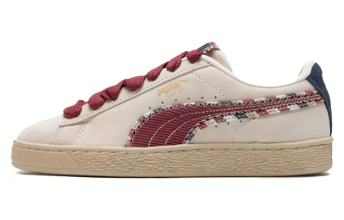 PUMA Suede Bz Fringe 'white Red Navy'