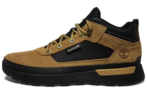 Timberland Field Trekker Skateboard Shoes Men's Mid Top Wheat