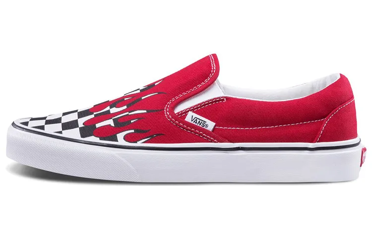 Slip-On Vans 'Checker Flame'