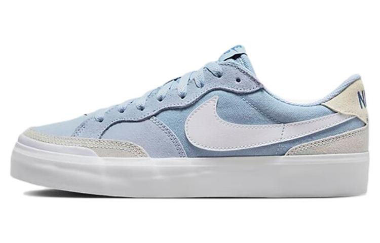 Женские кеды Nike SB Zoom Pogo Plus (сине-белые)