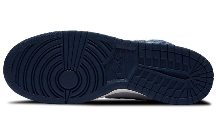 Кеды Nike x Notre AB Notre "Midnight Navy" (серо-голубые) — фото 6