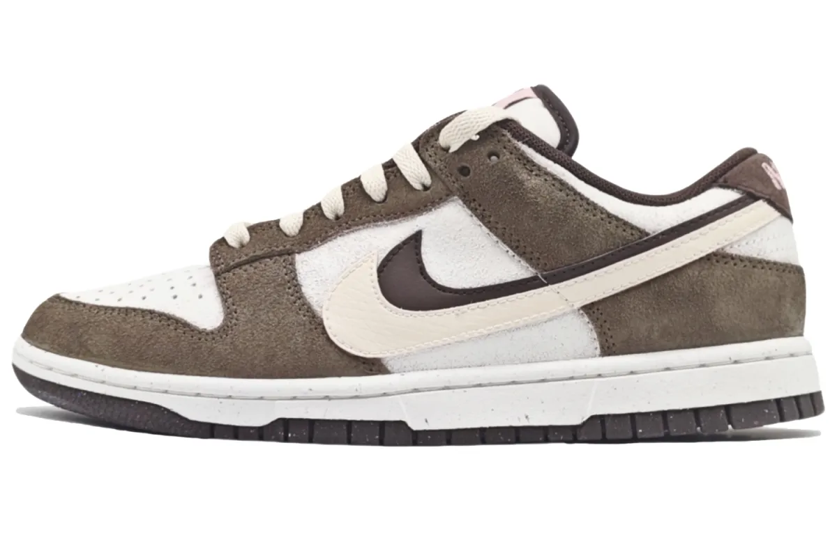 Nike Dunk Mocha Chocolate Slip Resistant Abrasion Resistant Low top Skateboard Shoes Unisex White Brown