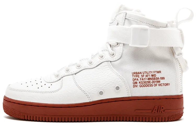 Nike Sf Air Force 1 Mid Ivory Mars Stone