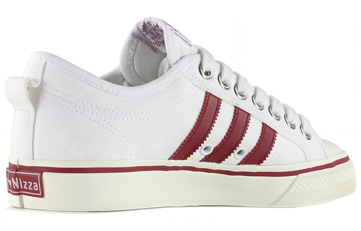 Кеды adidas Nizza (бело-красные) — фото 3