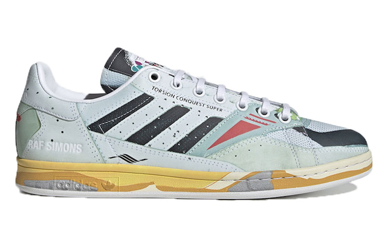 Кеды adidas originals STAN SMITH Raf Simons Torsion (бело-серые) — фото 2