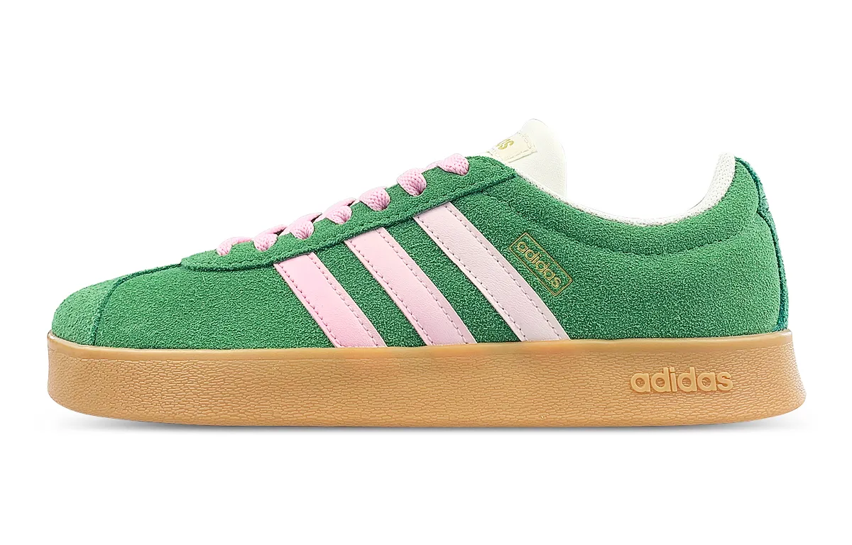 Adidas Slip Resistant Abrasion Resistant Low top Skateboard Shoes Unisex Pink Green