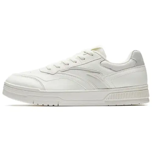 Anta Hundred Rivers Slip Resistant, Abrasion Resistant, Lightweight Low top Skateboard Shoes Men's White Gray