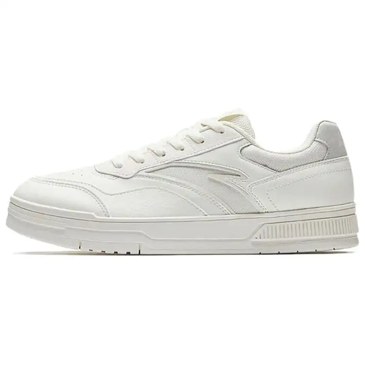 Anta Hundred Rivers Slip Resistant, Abrasion Resistant, Lightweight Low top Skateboard Shoes Men's White Gray