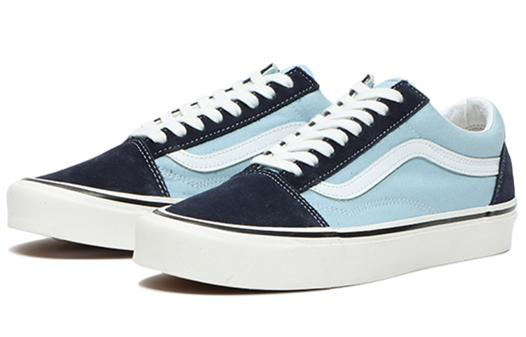 Кеды Vans Old Skool 36 DX (светло-голубые) — фото 2
