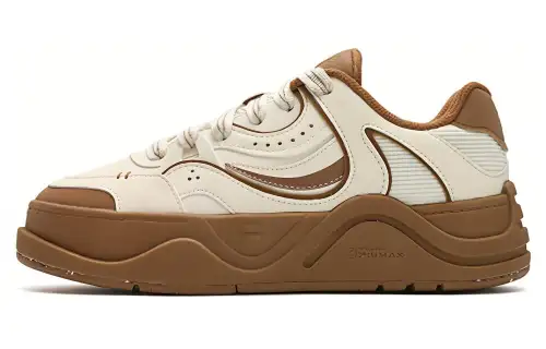 FILA FUSION 50 50 Cushioning, Impact Resistant, Abrasion Resistant Low top Skateboard Shoes Women's Brown White