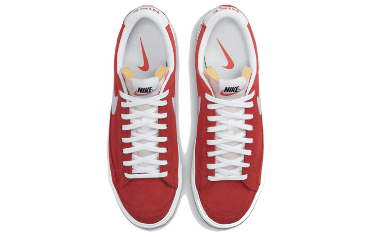 Мужские кеды Nike Blazer '77 "Red Clay" (красно-белые) — Красный / белый — фото 4