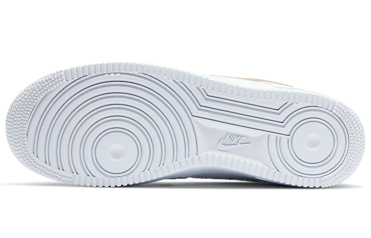 Кроссовки Nike Air Force 1 Multi-Swoosh (белые) — Белый — фото 6