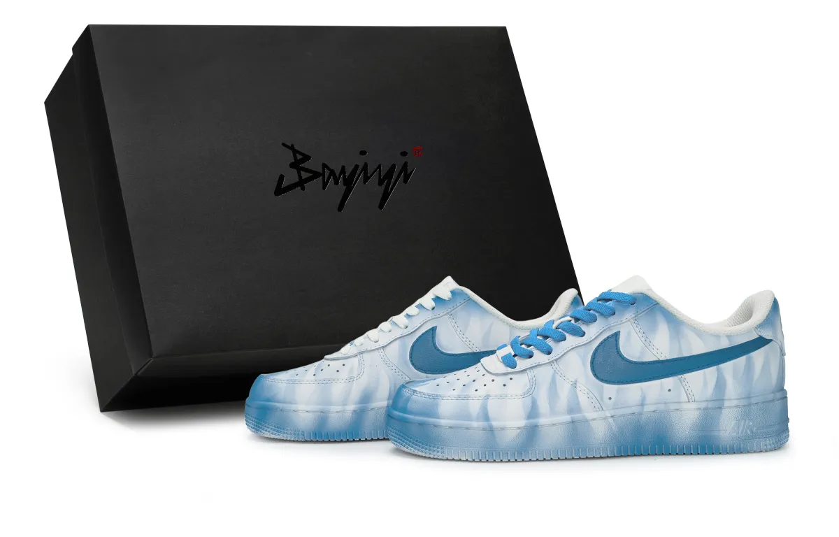 Nike Air Force 1 811 Manufacturing, Frozen Scene, Special Shoe Box Slip Resistant Slip Resistant Low top