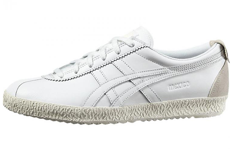 Onitsuka Tiger Mexico Delegation Comfortable Abrasion Resistant Low top Skateboard Shoes Unisex White