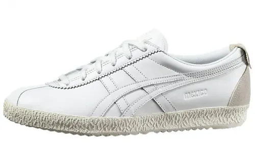 Onitsuka Tiger Mexico Delegation Comfortable Abrasion Resistant Low top Skateboard Shoes Unisex White