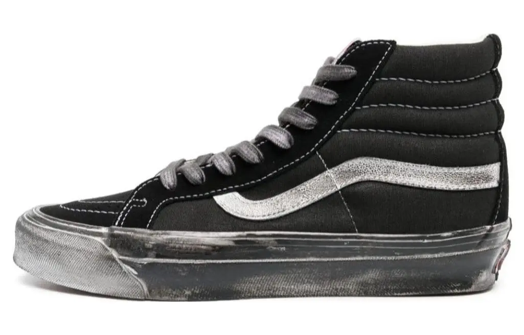 Vans SK8 High top Skateboard Shoes Unisex Faded Black
