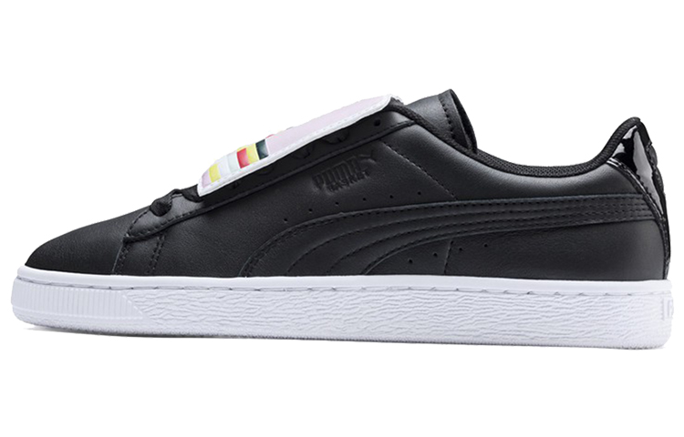 PUMA Basket Badge Casual Sneakers Black/White Women's