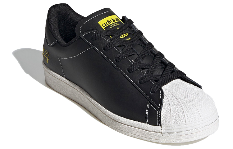 Мужские кеды adidas originals Superstar Pure (черно-белые) — фото 3