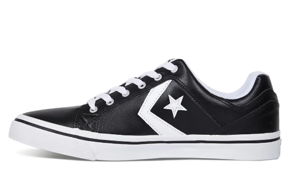 Converse All Star Slip Resistant Lightweight Non slip Lightweight Low top Skateboard Shoes Unisex Black