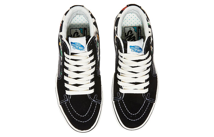 Кеды Vans Comfycush Sk8-Hi (черно-белые) — фото 4
