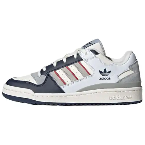 Adidas Originals FORUM CL Low top Skateboard Shoes Unisex White Gray Blue