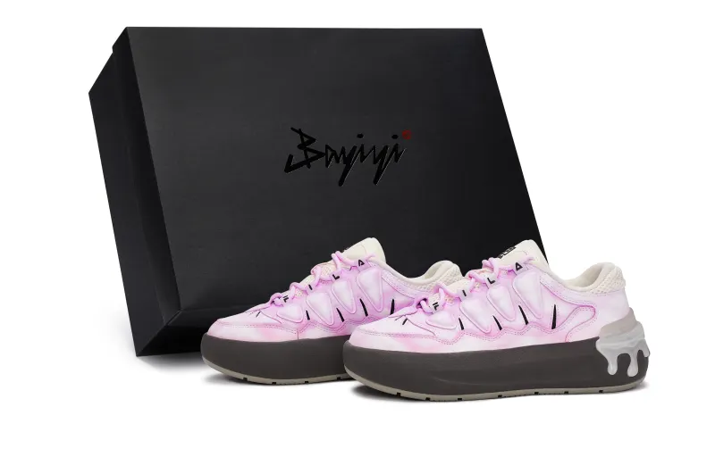 FILA CARROT 2 Skateboard Shoes Women's Low Top White/Brown/Purple/Pink