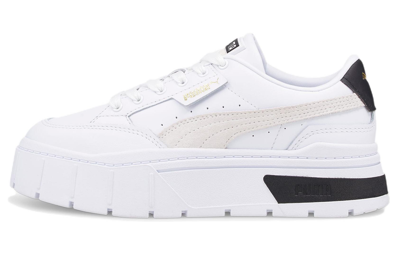 Женские кеды PUMA Mayze Stack (черно-белые)