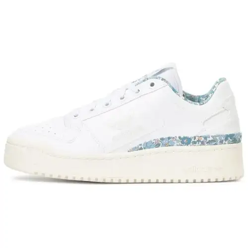 Adidas Originals x LIBERTY Forum Bold Soft And Comfortable Slip Resistant Abrasion Resistant Low top Skateboard Shoes