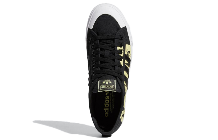 Мужские кеды adidas originals NIZZA (черный) — фото 4