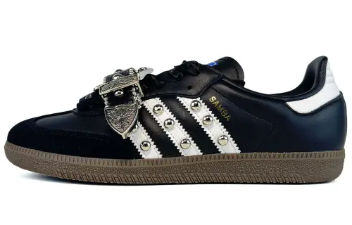 Adidas Originals Samba Low top Skateboard Shoes Unisex Black White