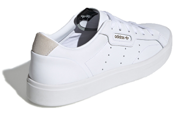 Женские кеды adidas originals Sleek (белые) — Белый — фото 4