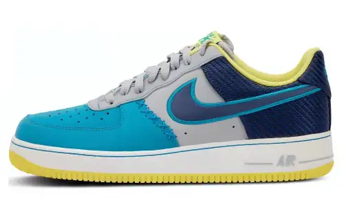 Nike Air Force 1 Low Wolf Grey Midnight Navy Tropical Teal