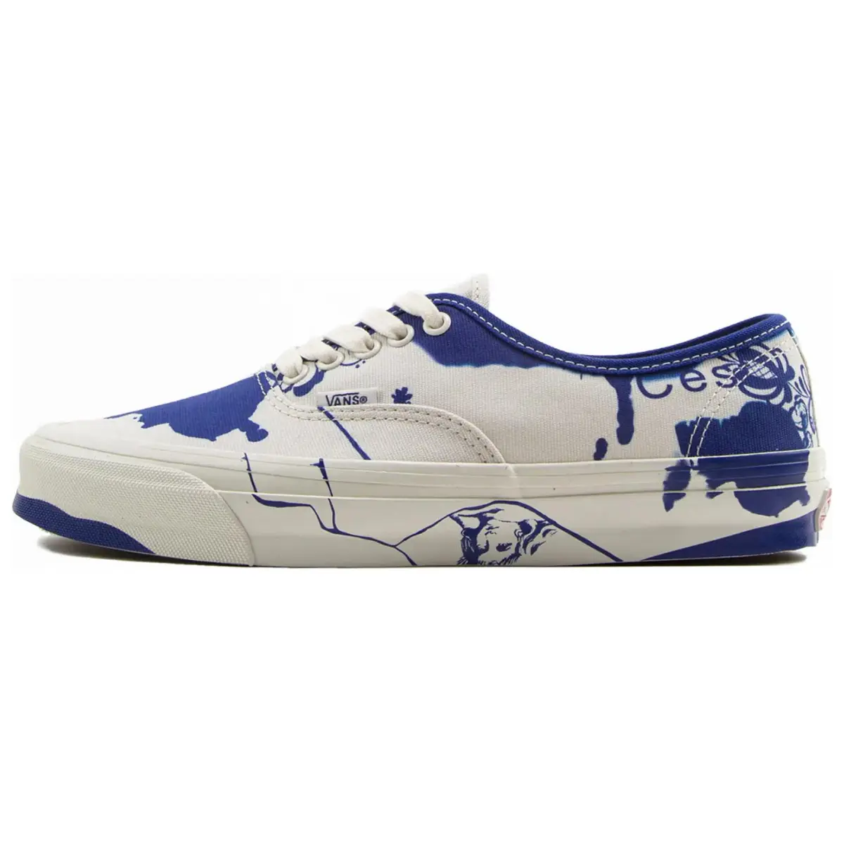 TTSWTRS x Vans Vault Cushioning, Wear Resistant Low top Skateboard Shoes Unisex Beige