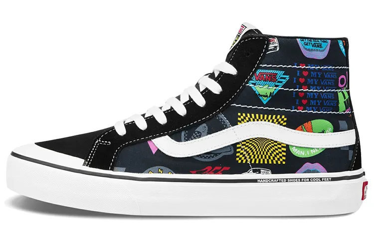Vans SK8 138 Decon SF Canvas Comfortable High top Skateboard Shoes Unisex Black