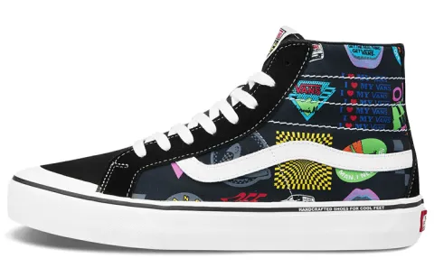 Vans SK8 138 Decon SF Canvas Comfortable High top Skateboard Shoes Unisex Black
