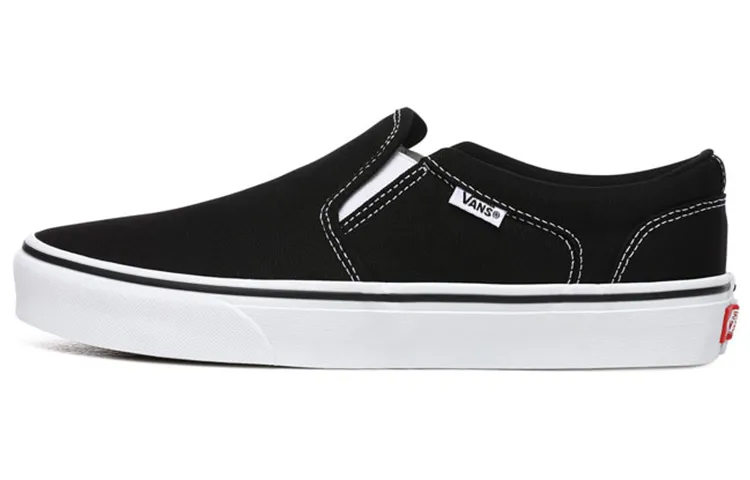 Vans Asher Lightweight Low top Skateboard Shoes Unisex Black