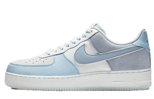 Nike Air Force 1 07 AF1 Air Force One Light Armory Blue Comfortable Non-slip Lightweight Low-top Sneakers Men's Light Blue