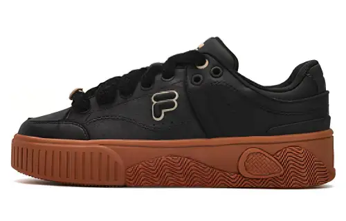 FILA FUSION Stack Skate Shoes 'Black Brown' Women's