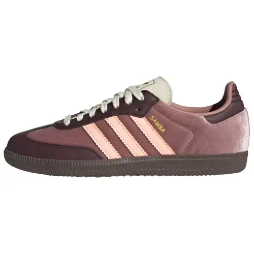 Adidas Originals Samba Abrasion Resistant Low top Skateboard Shoes Women's Brown