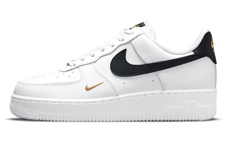 Nike Air Force 1 Essential Mini Hook Low Top Shoes Women's White Black Red