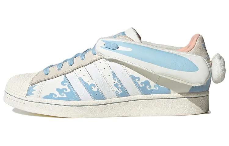 Adidas Originals Superstar Papercut X Melting Sadness 'White Blue'