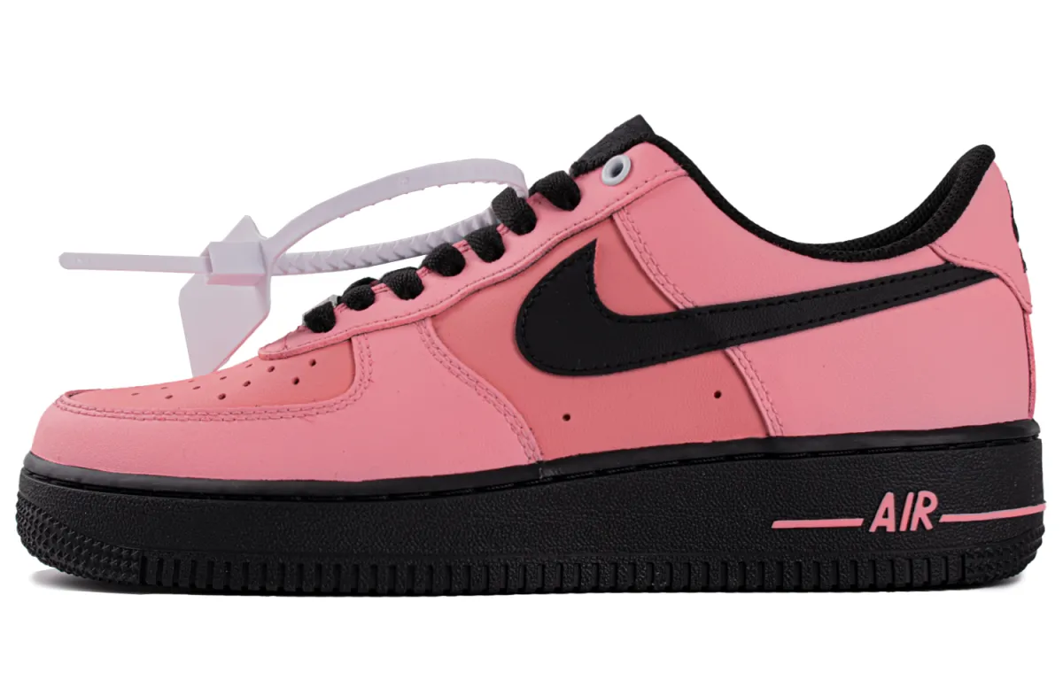 Nike Air Force 1 Sweetheart WS Height Increasing Height Increasing Low top Skateboard Shoes Women's Black Pink