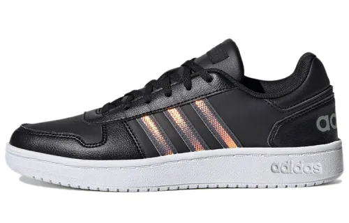 Adidas Hoops 2.0 'Black Tactile Gold Metallic' Women's