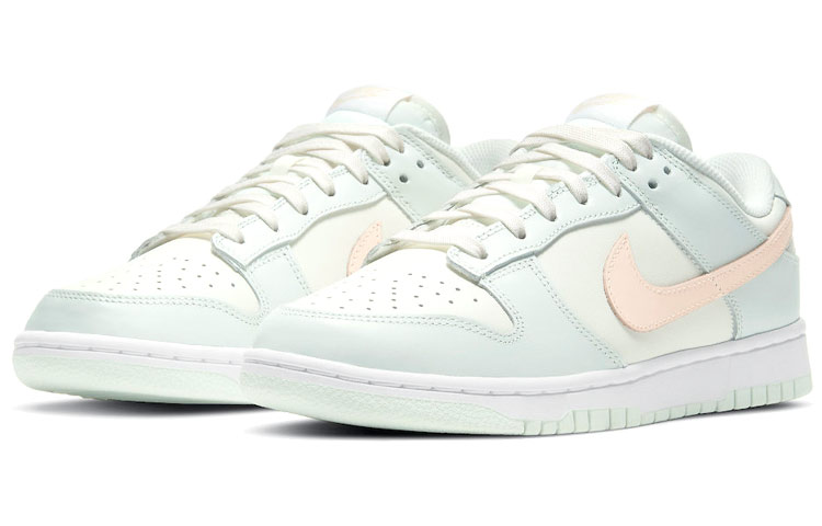 Женские кроссовки Nike Dunk Low Barely Green (мятный) — 薄荷绿/淡粉 — фото 3