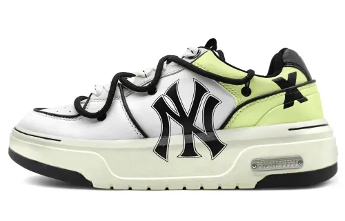 MLB Chunky Liner Leather Slip Resistant, Abrasion Resistant, Height Increasing Low top Skateboard Shoes Unisex