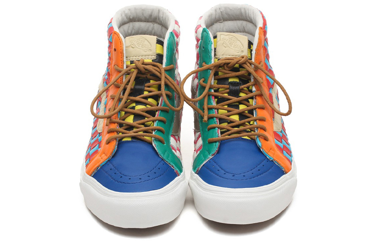Кеды Vans SK8 Vault OG LX (сине-красно-оранжевый) — 蓝/红/橘 — фото 5
