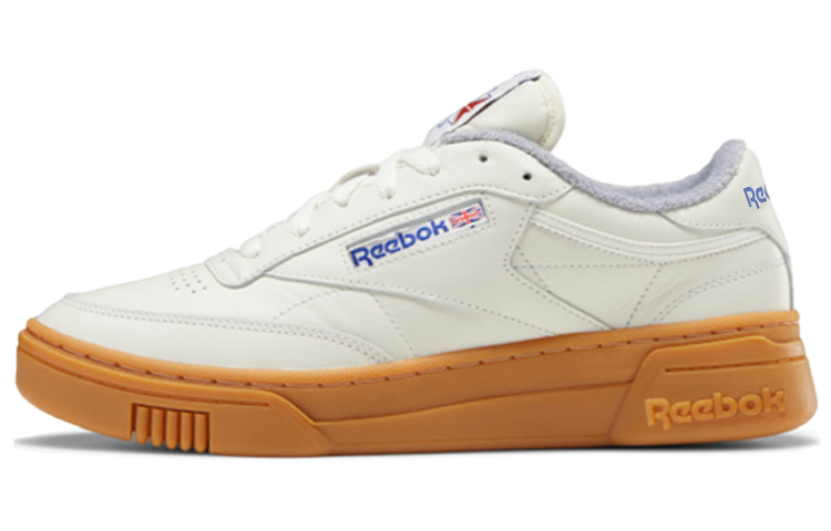 Кеды Reebok Club C Stacked (бежевые)