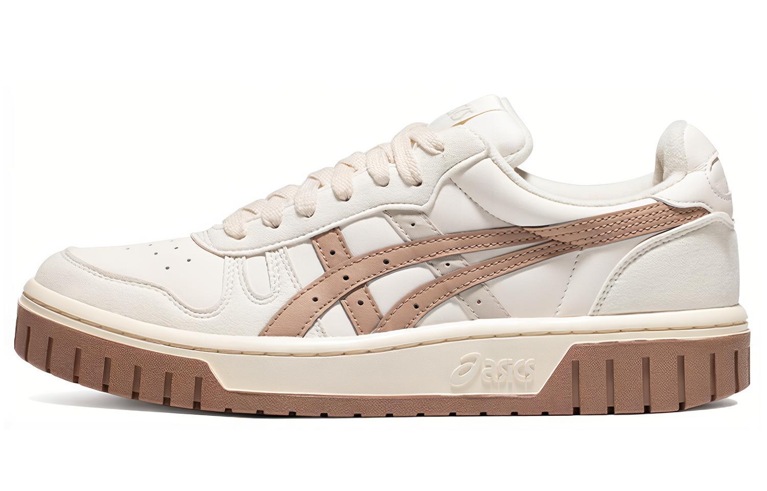 Кеды ASICS Court MZ (бело-коричневые)